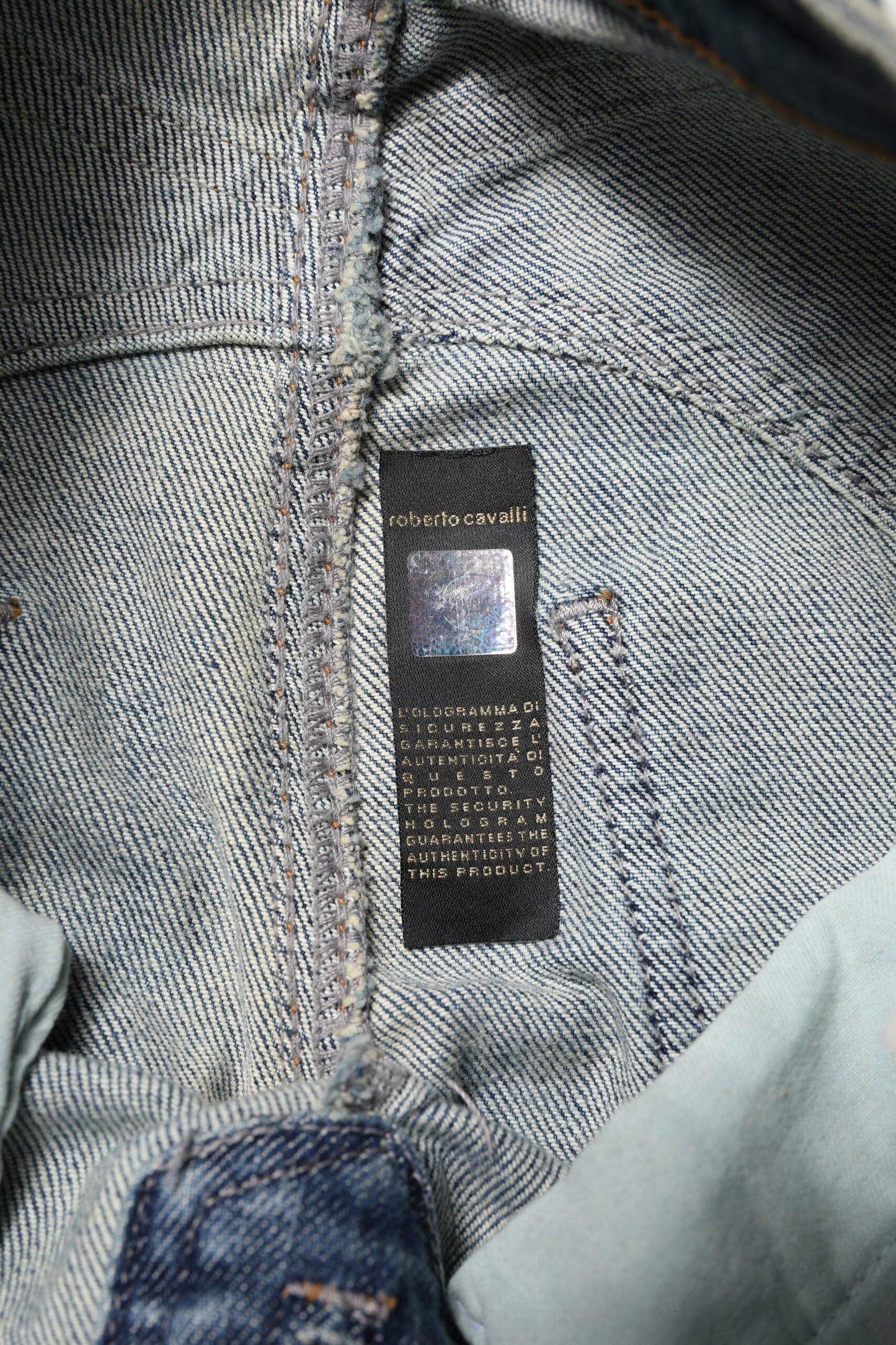 Just Cavalli Blue Washed Straight Fit Men Denim Jeans Just Cavalli