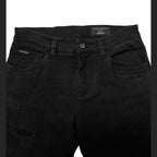 Dolce & Gabbana Black Cotton Skinny Men Denim Jeans