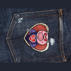 Dolce & Gabbana Dark Blue Tattered Skinny Denim Jeans
