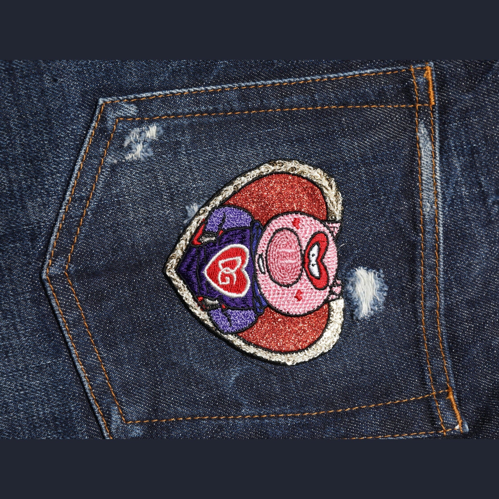 Dolce & Gabbana Dark Blue Tattered Skinny Denim Jeans