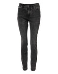 Dolce & Gabbana Gray Skinny Cotton Mid Waisted Denim Jeans - Eljoys Fashion 