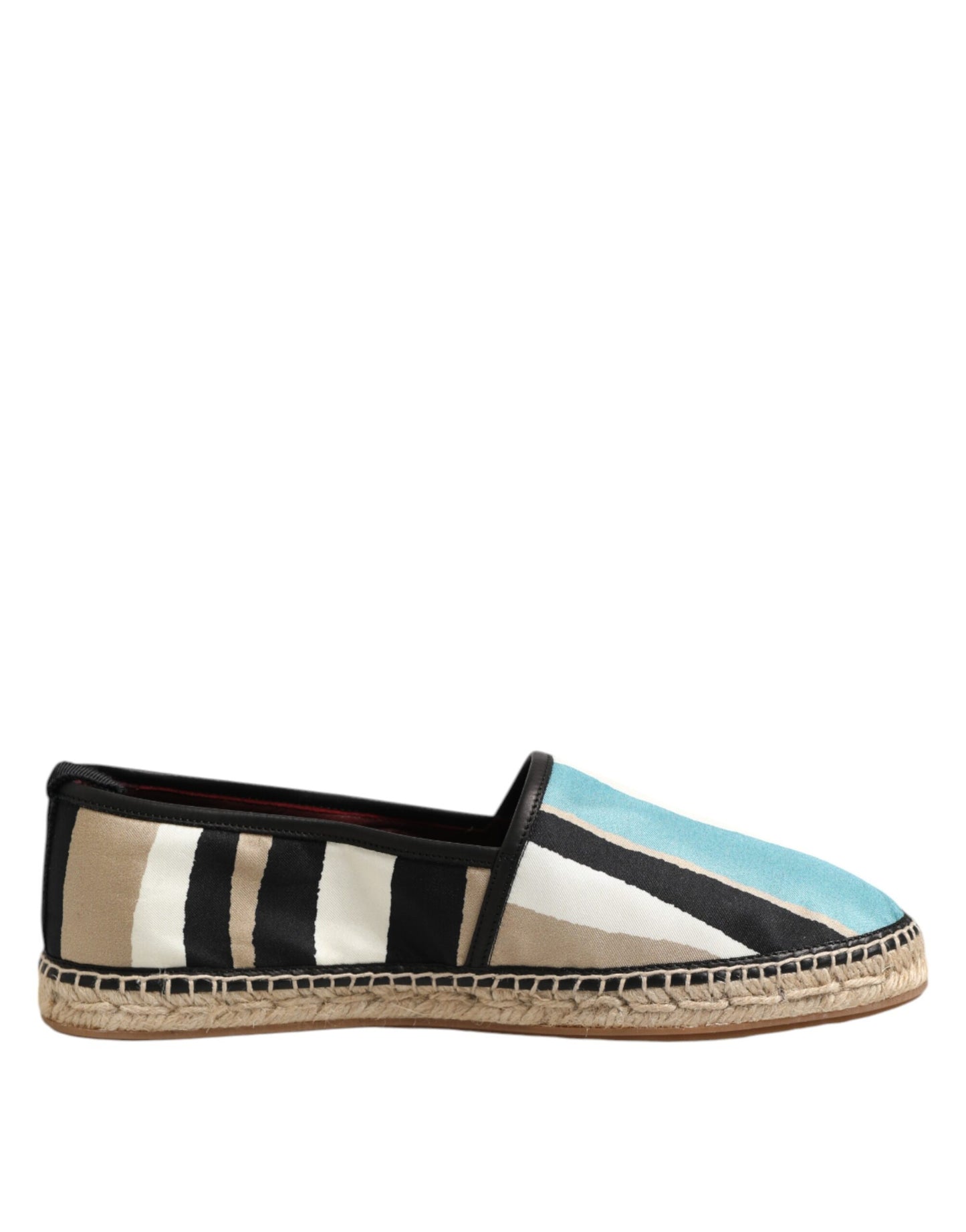 Dolce & Gabbana Multicolor Stripes Canvas Flat Espadrille Shoes Dolce & Gabbana