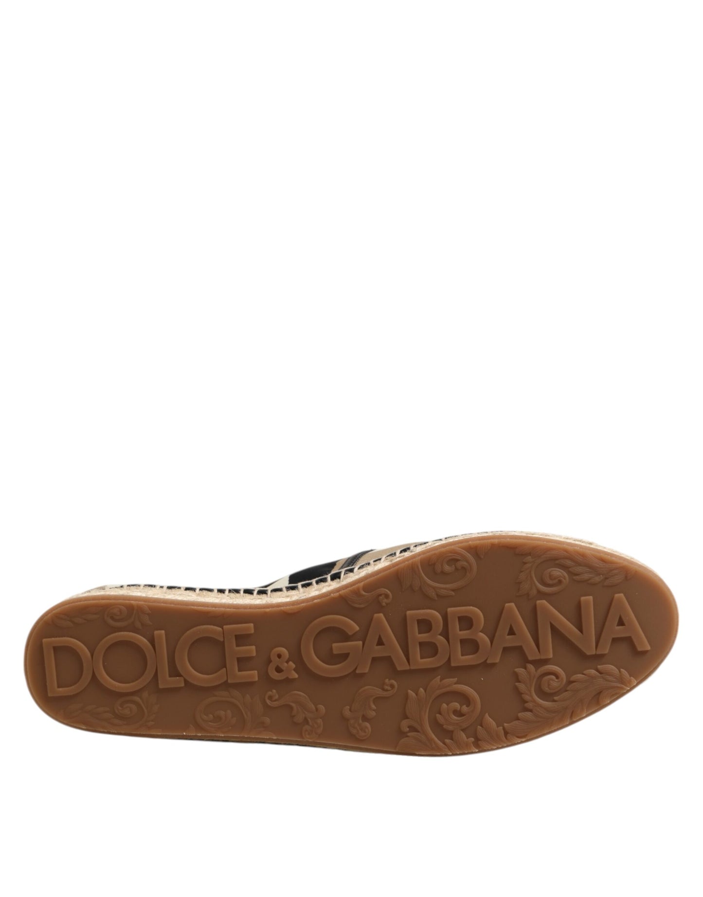 Dolce & Gabbana Multicolor Stripes Canvas Flat Espadrille Shoes Dolce & Gabbana
