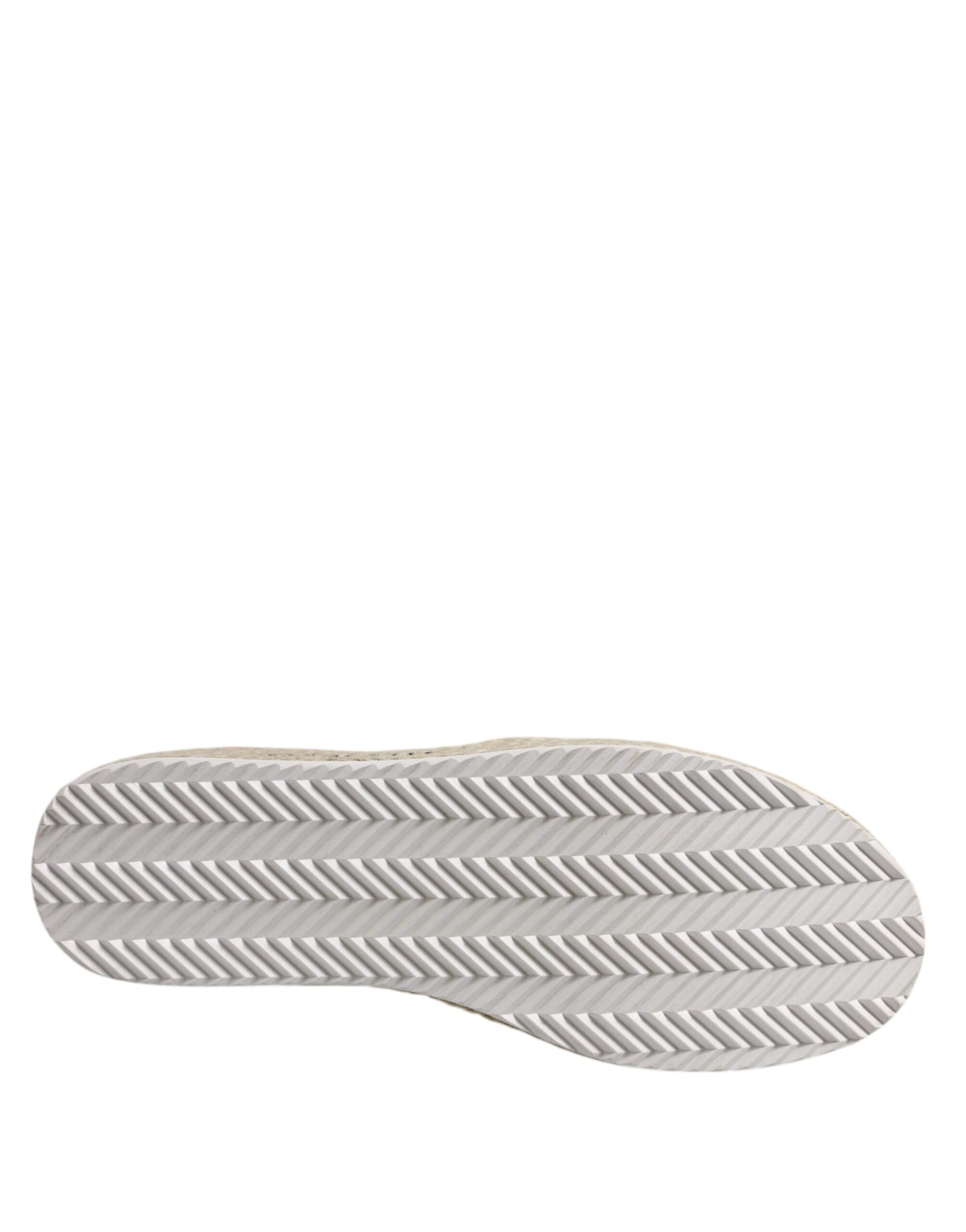 Twinset Pink Canvas Crystal Embellished Slip On Shoes Twinset