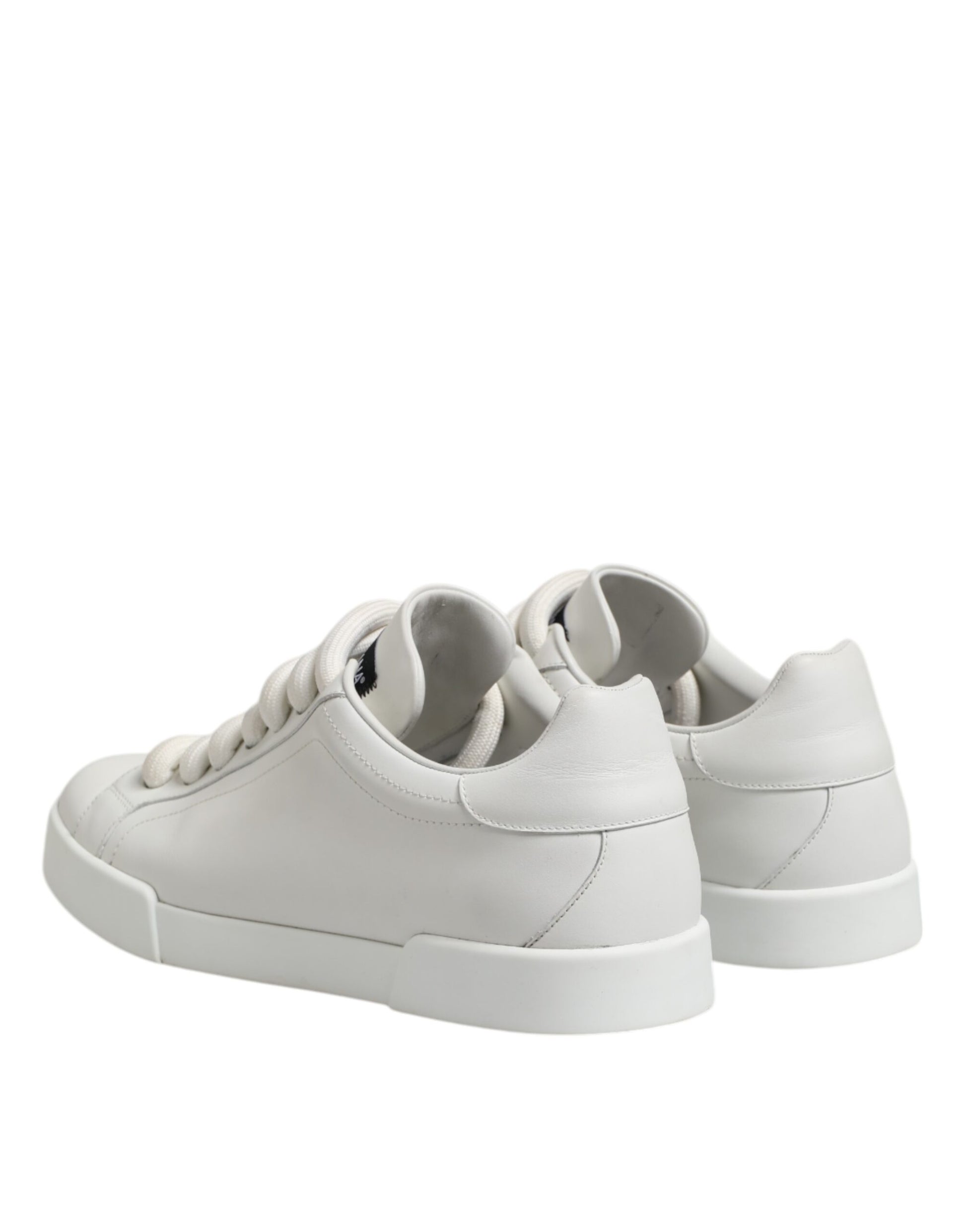Dolce & Gabbana White Logo Lace Up Low Top Men Sneakers Shoes Dolce & Gabbana
