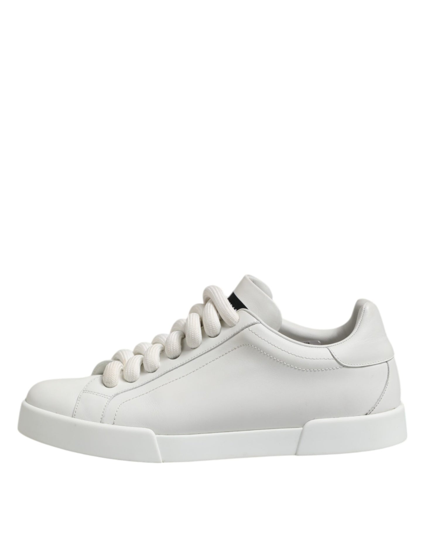 Dolce & Gabbana White Logo Lace Up Low Top Men Sneakers Shoes Dolce & Gabbana