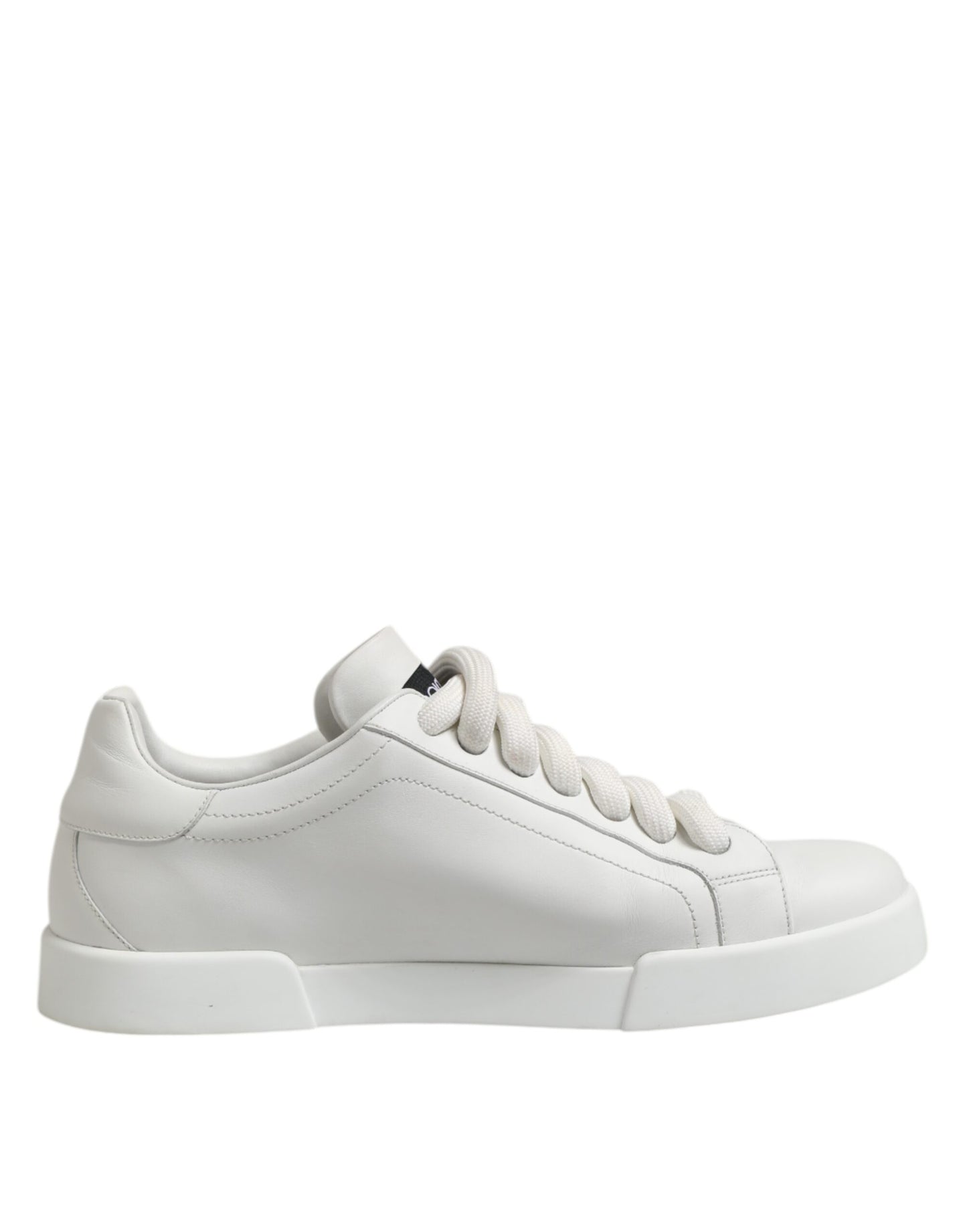 Dolce & Gabbana White Logo Lace Up Low Top Men Sneakers Shoes Dolce & Gabbana