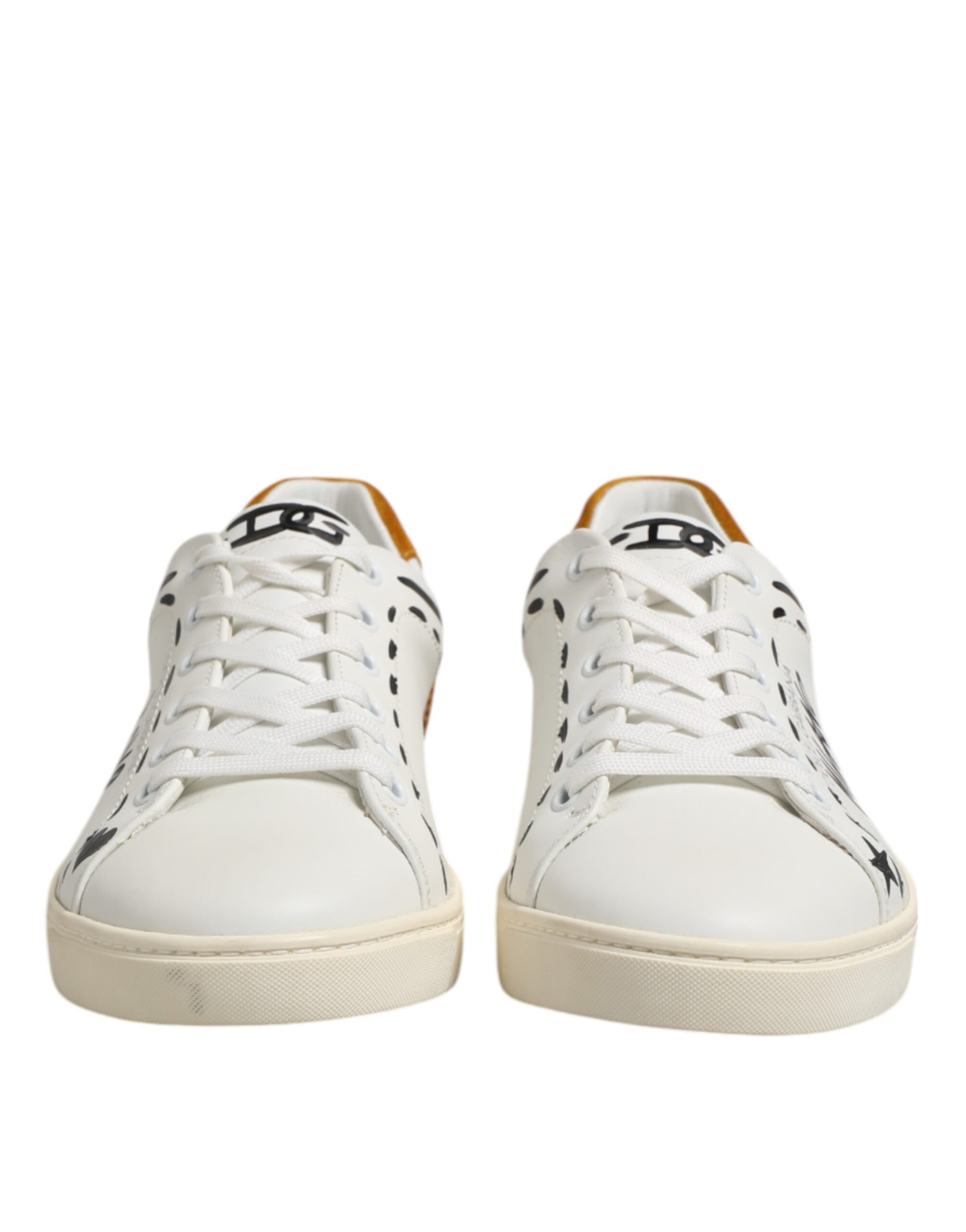 Dolce & Gabbana White Leather MILANO Low Top Sneakers Shoes Dolce & Gabbana