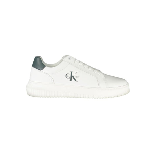 Calvin Klein Bianco Polyurethane Men Sneaker Calvin Klein