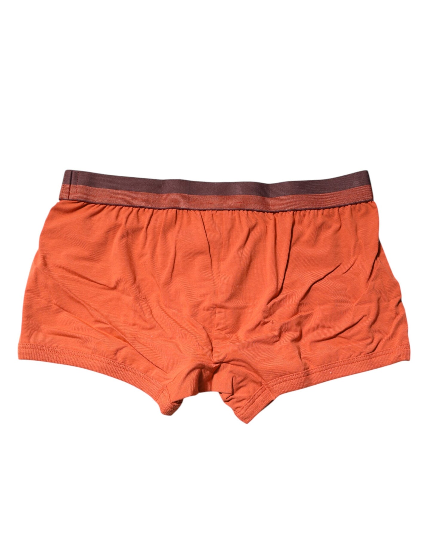 Dolce & Gabbana Orange Cotton Regular Boxer Brief Underwear Dolce & Gabbana