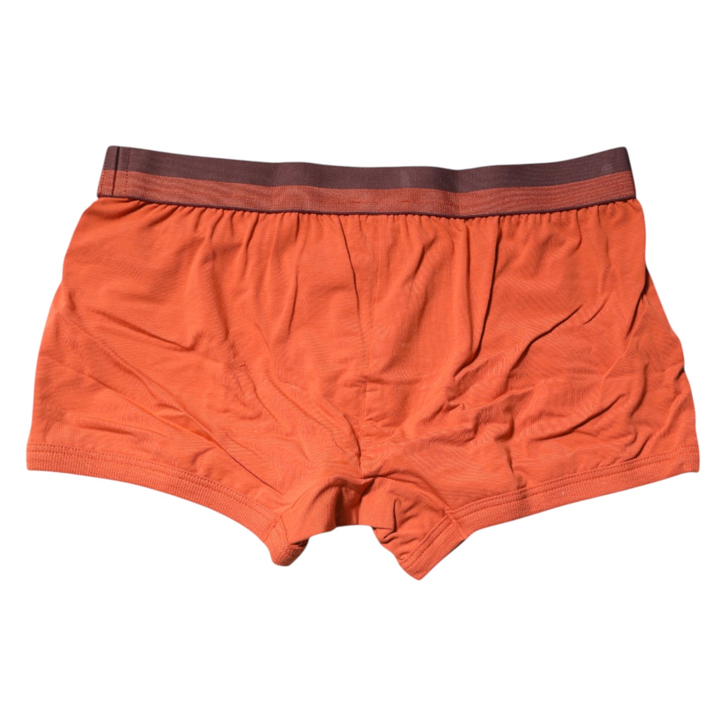 Dolce & Gabbana Orange Cotton Regular Boxer Brief Underwear Dolce & Gabbana