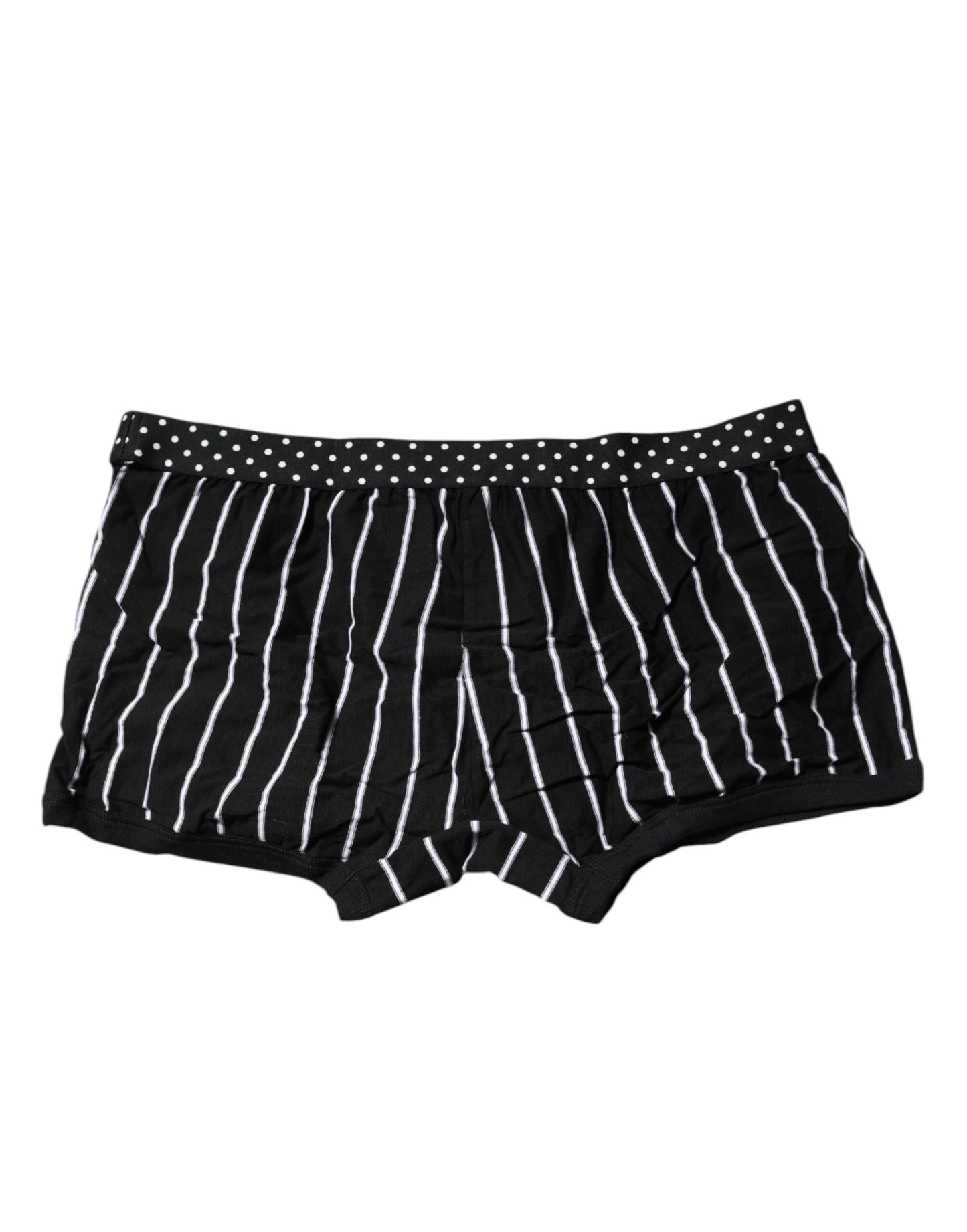Dolce & Gabbana Black White Striped Regular Boxer Underwear Dolce & Gabbana