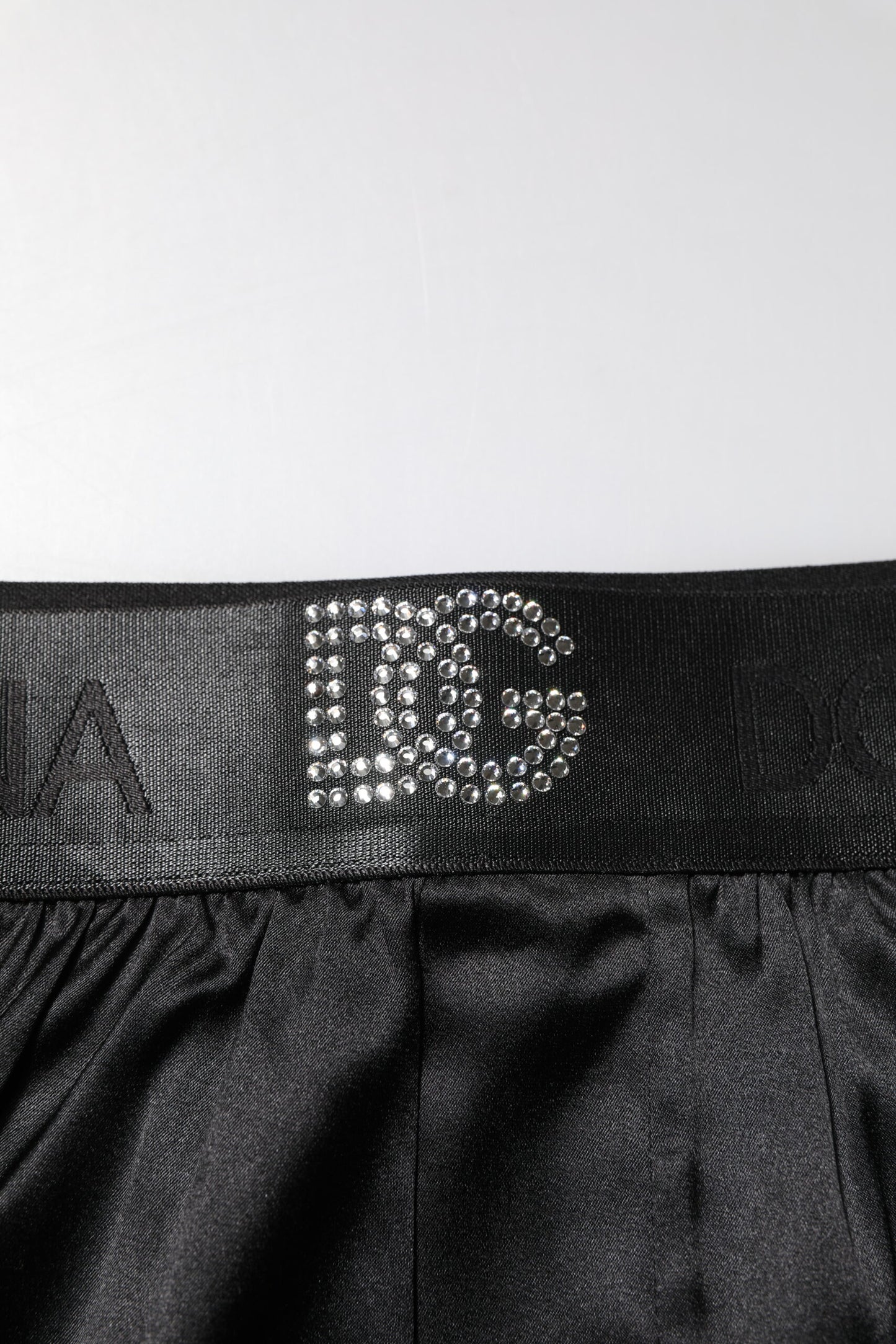 Dolce & Gabbana Black Logo Waist Regular Boxer Shorts Underwear Dolce & Gabbana