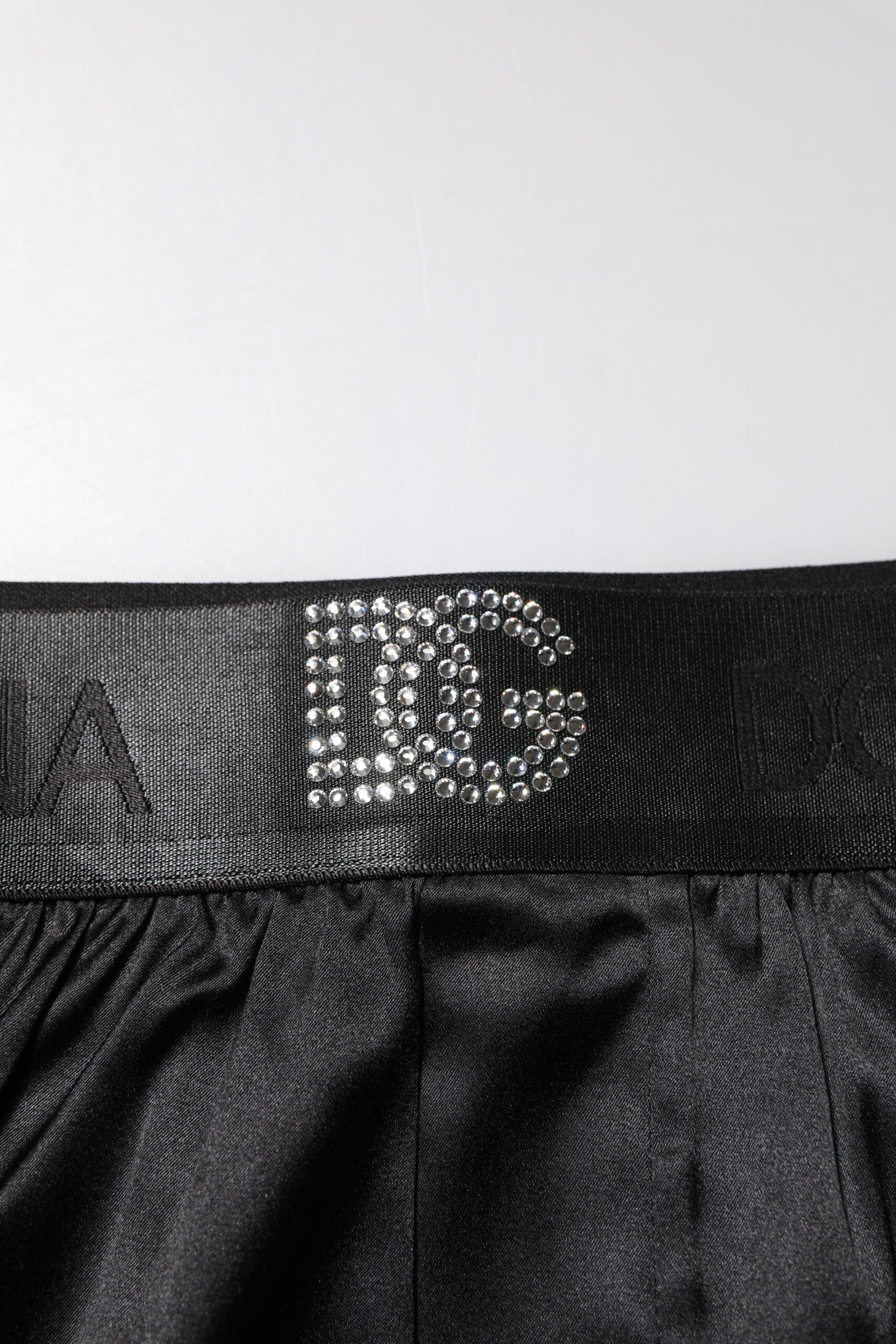 Dolce & Gabbana Black Logo Waist Regular Boxer Shorts Underwear Dolce & Gabbana