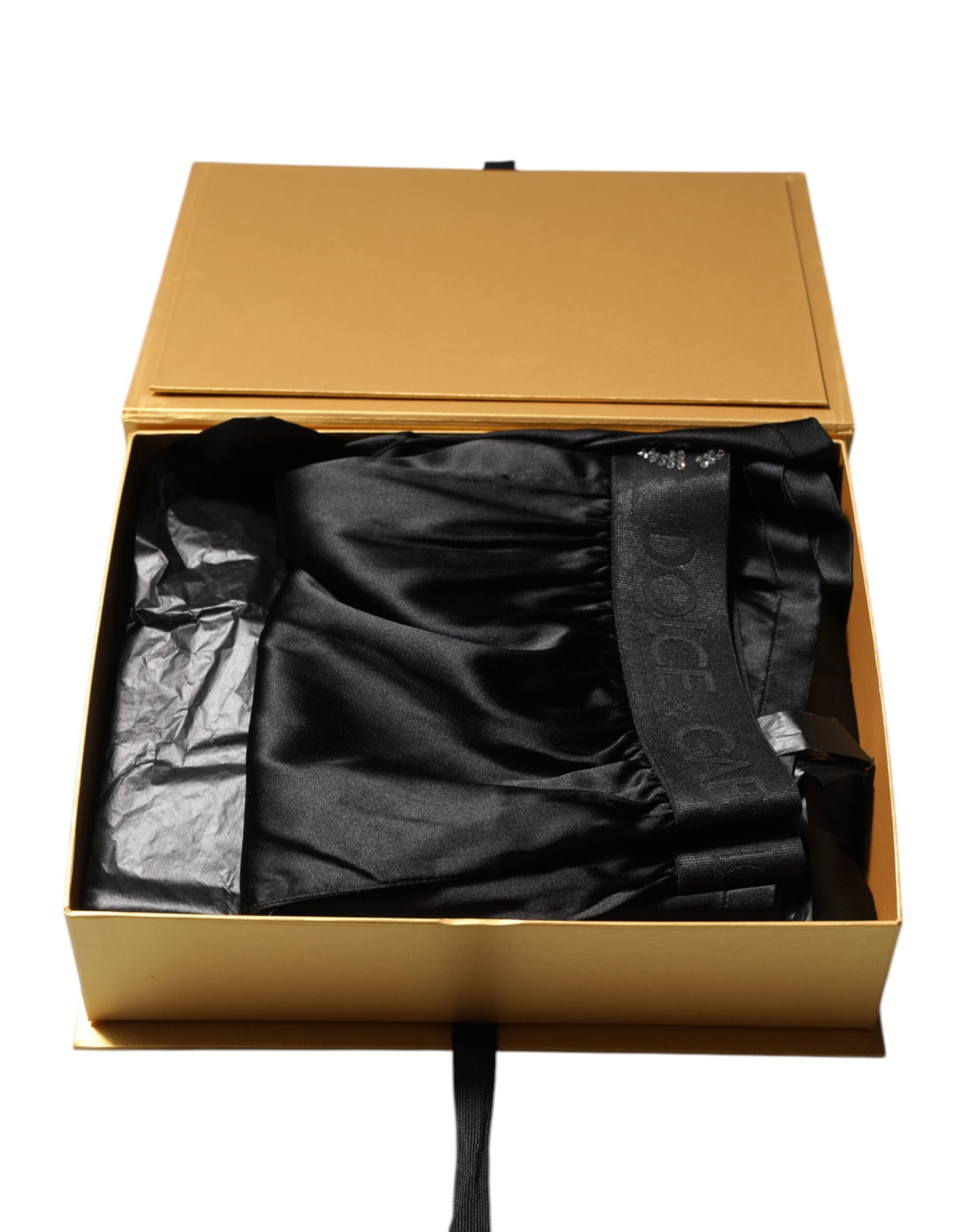 Dolce & Gabbana Black Logo Waist Regular Boxer Shorts Underwear Dolce & Gabbana