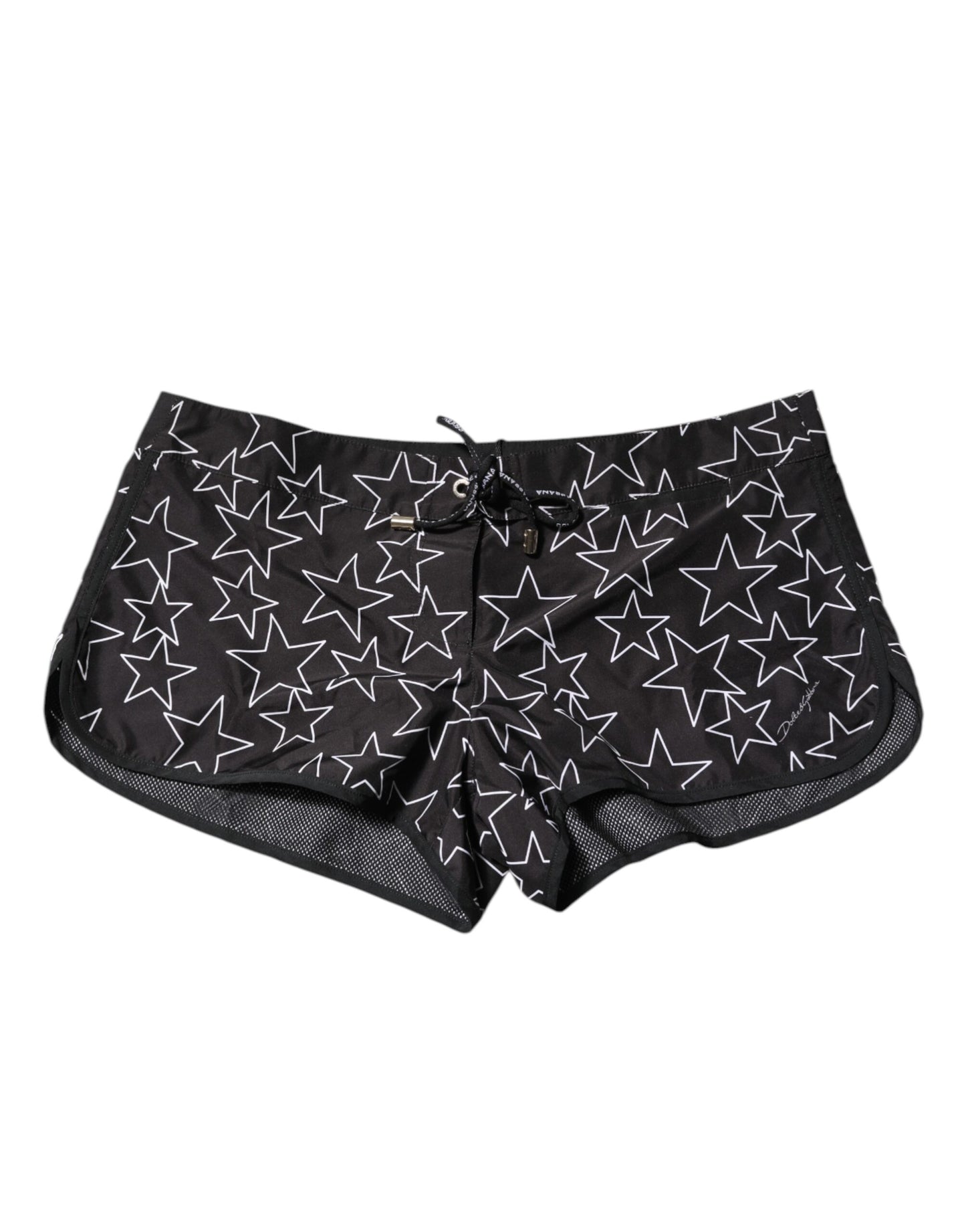 Dolce & Gabbana Black Star Print Beachwear Shorts Swimwear Dolce & Gabbana