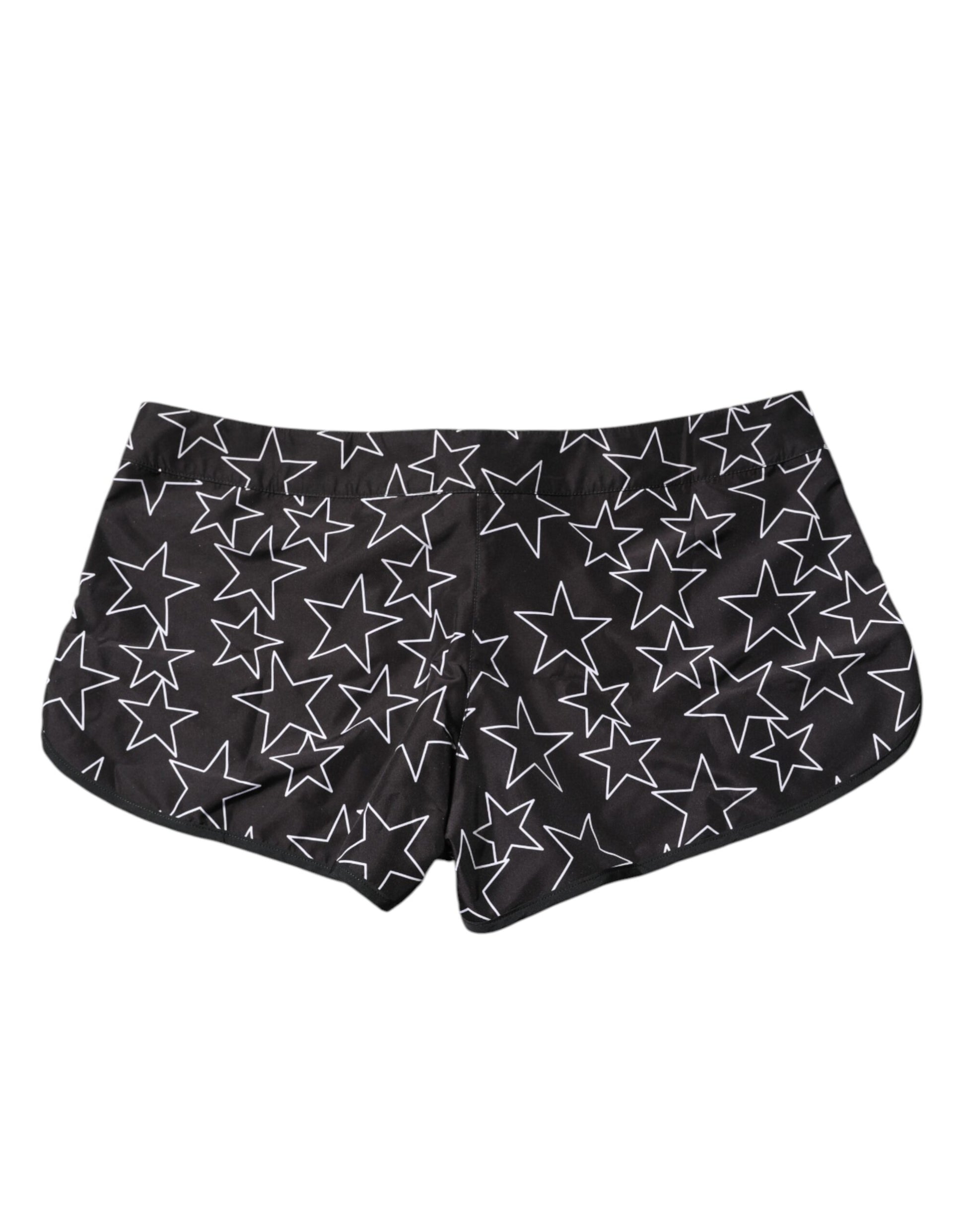 Dolce & Gabbana Black Star Print Beachwear Shorts Swimwear Dolce & Gabbana