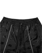 Dolce & Gabbana Black Cotton Straight Jogger Sweatpants Pants