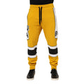 Dolce & Gabbana Yellow Cotton Drawstring Jogger Pants