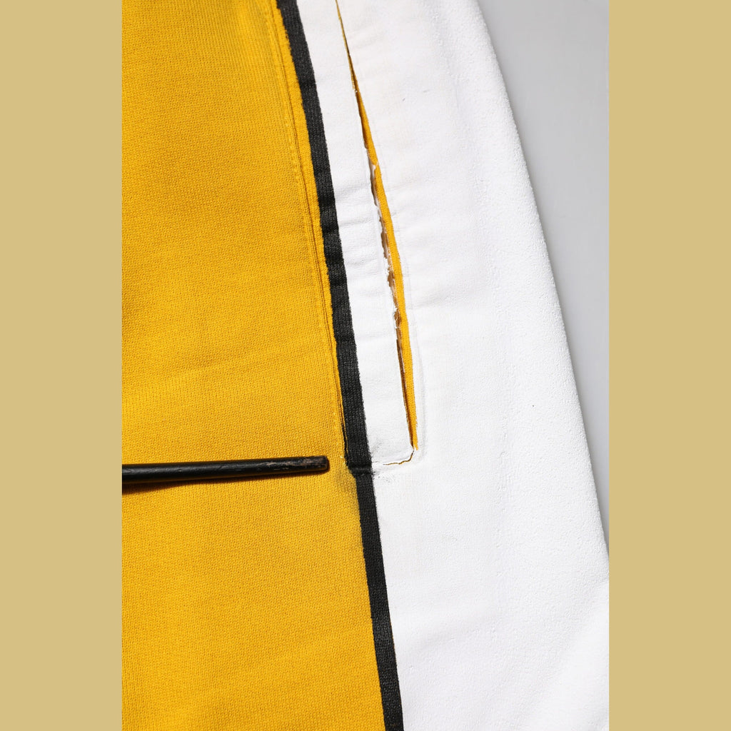 Dolce & Gabbana Yellow Cotton Drawstring Jogger Pants