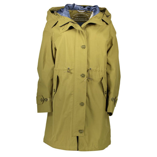 Gant Green Cotton Jackets & Coat Gant