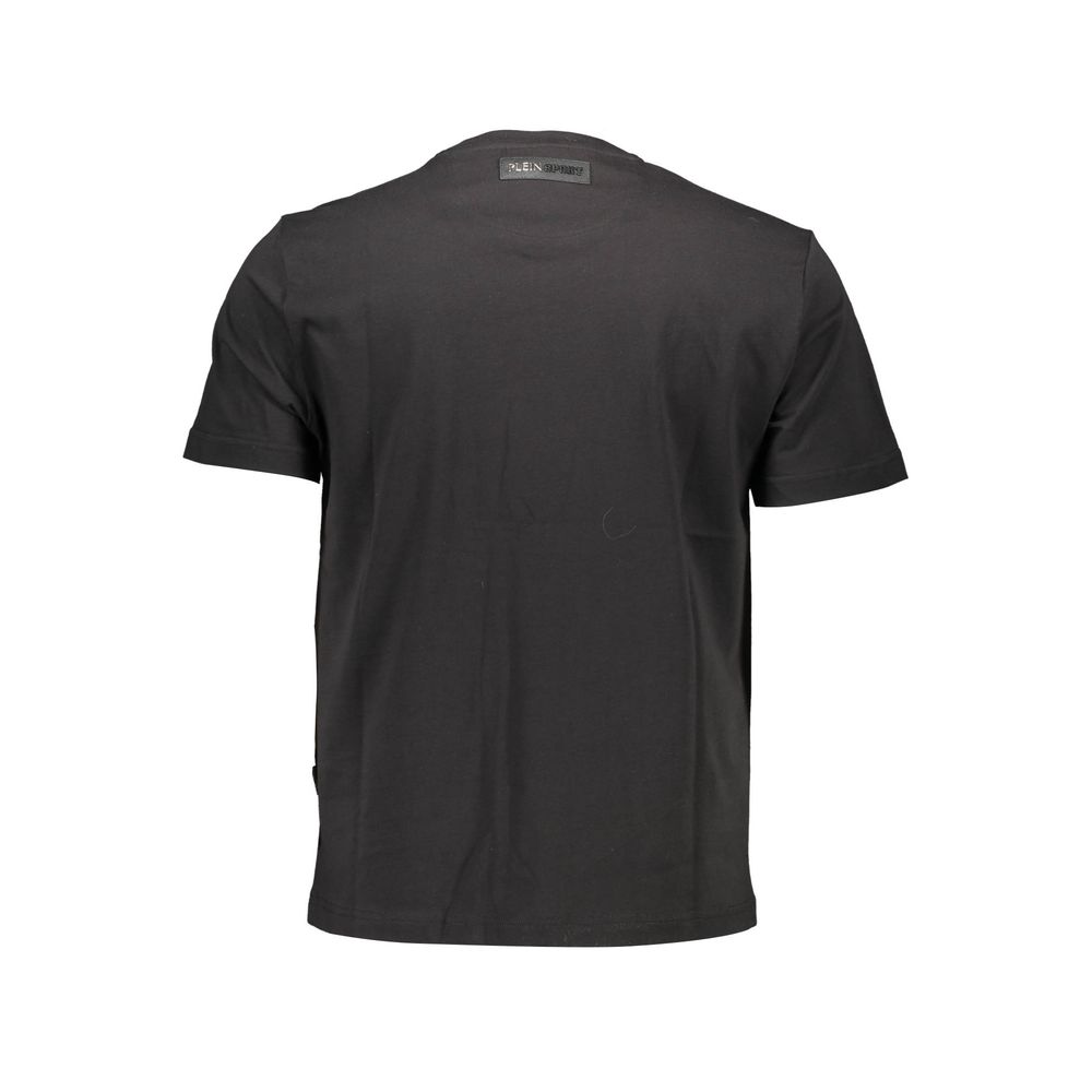 Plein Sport Black Cotton T-Shirt Plein Sport