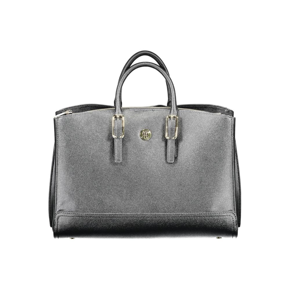 Tommy Hilfiger Black Polyethylene Handbag Tommy Hilfiger