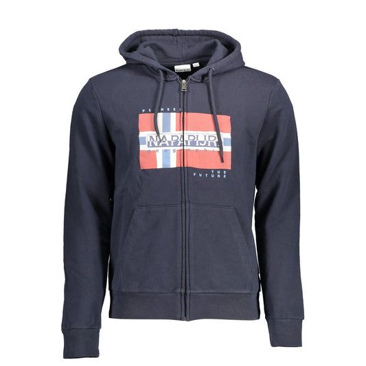 Napapijri Blue Cotton Sweater Napapijri