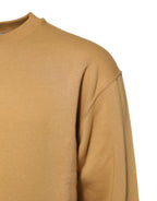Dolce & Gabbana Mustard Cotton DG Embossed Pullover Sweater - Eljoys Fashion 