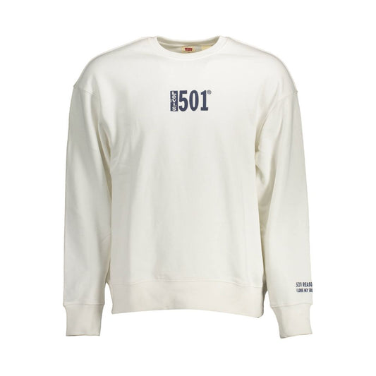Levi's White Cotton Sweater Levi's