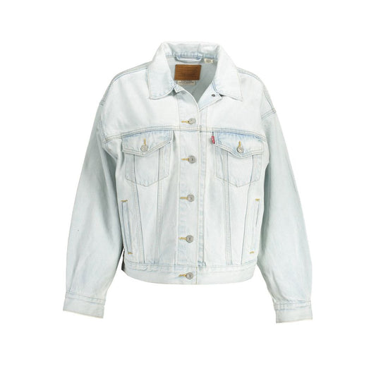 Levi's Blue Cotton Jackets & Coat Levi's