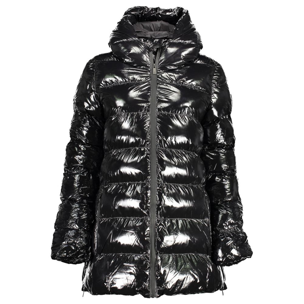 U.S. POLO ASSN. Black Polyester Jackets & Coat U.S. POLO ASSN.