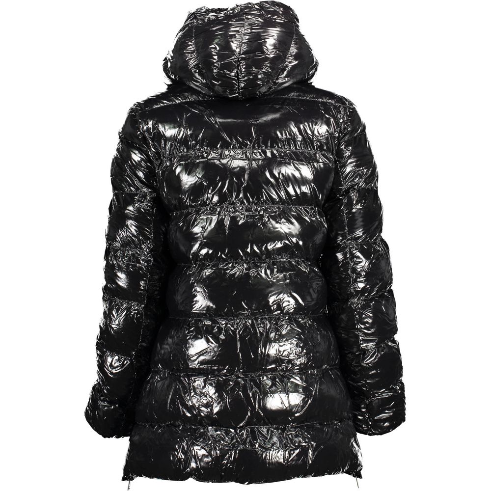 U.S. POLO ASSN. Black Polyester Jackets & Coat U.S. POLO ASSN.