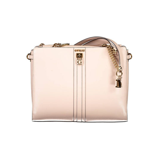 Guess Jeans Pink Polyethylene Handbag Guess Jeans