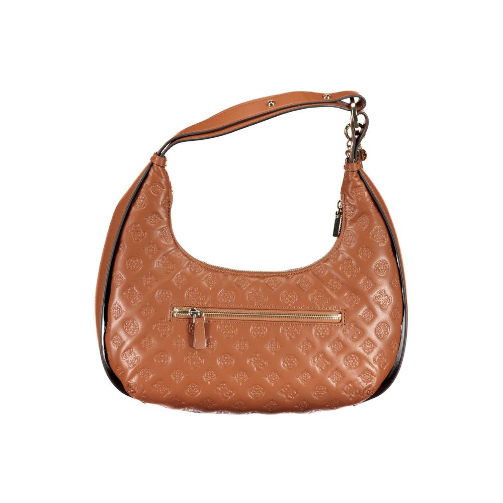 Guess Jeans Brown Polyethylene Handbag Guess Jeans