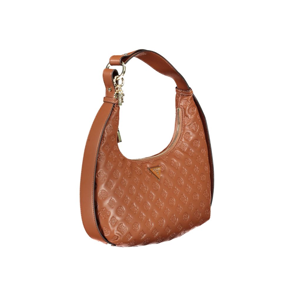 Guess Jeans Brown Polyethylene Handbag Guess Jeans