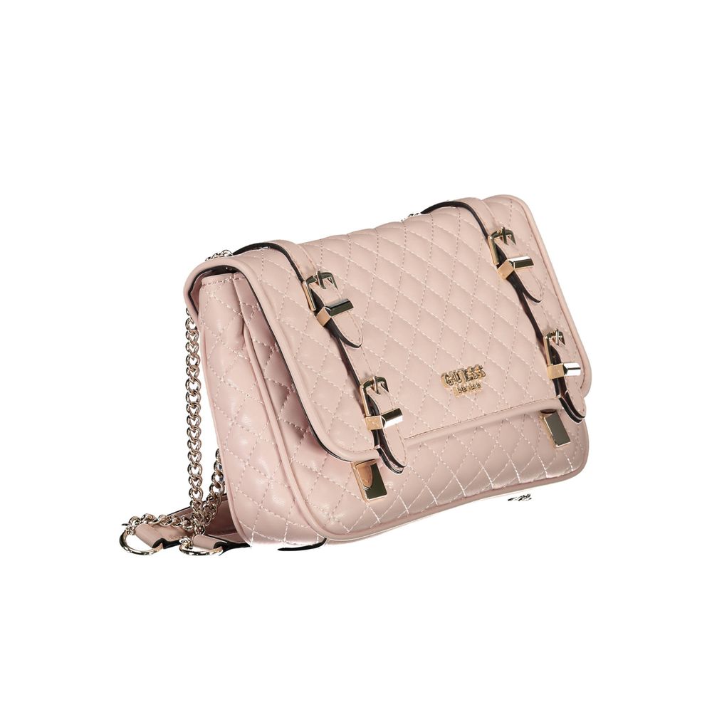 Guess Jeans Pink Polyethylene Handbag Guess Jeans