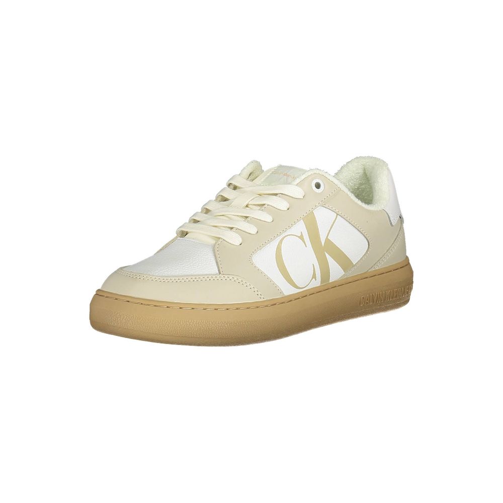 Calvin Klein White Polyester Sneaker Calvin Klein