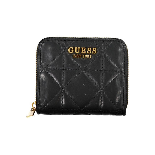 Guess Jeans Black Polyethylene Wallet Guess Jeans