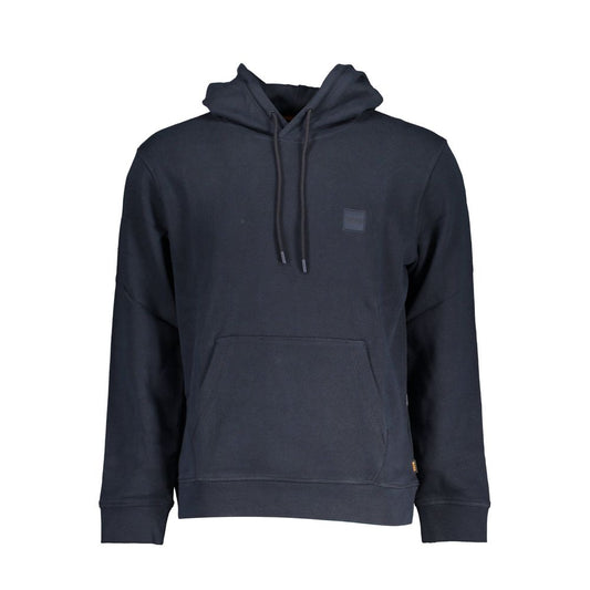 Hugo Boss Blue Cotton Sweater Hugo Boss