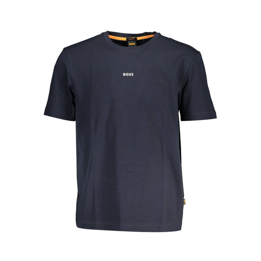 Hugo Boss Blue Cotton T-Shirt Hugo Boss