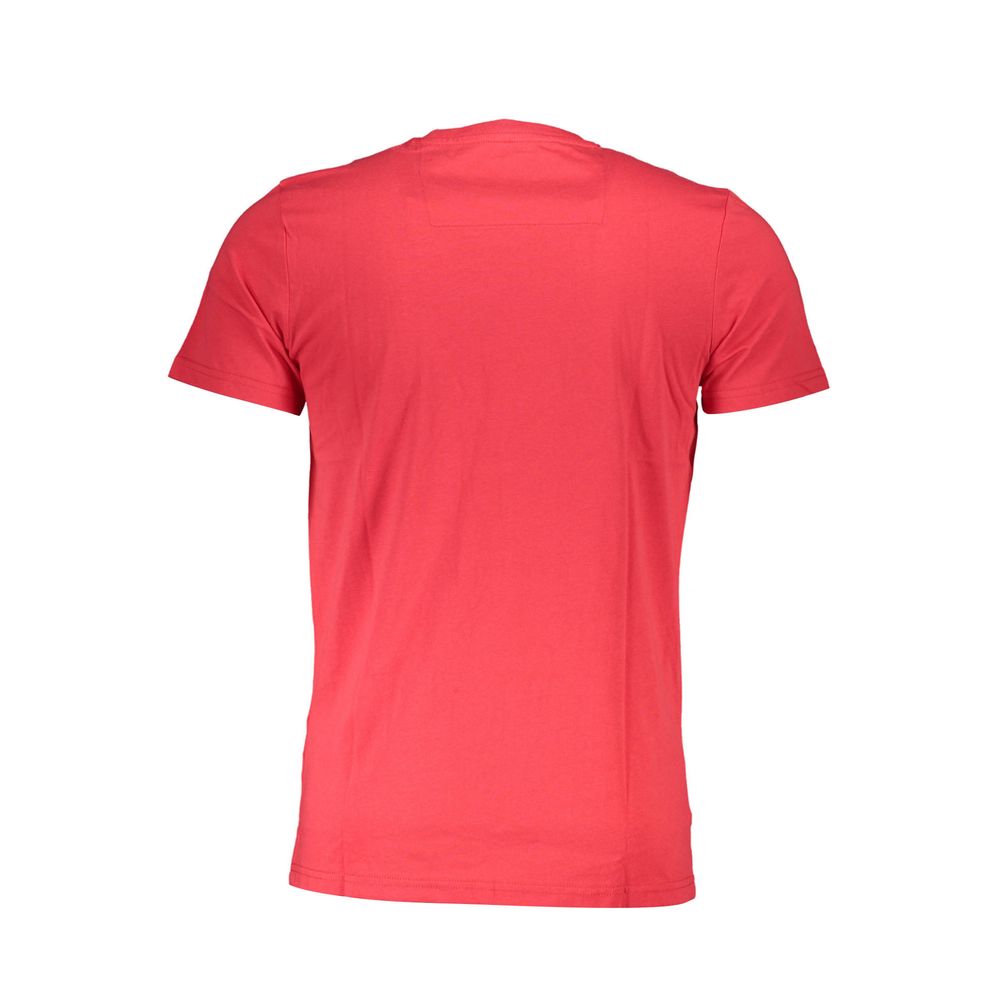 Cavalli Class Red Cotton T-Shirt Cavalli Class