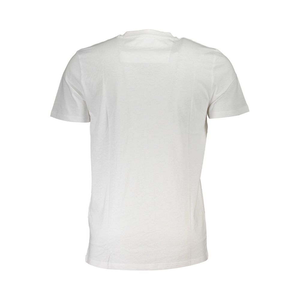 Cavalli Class White Cotton T-Shirt Cavalli Class
