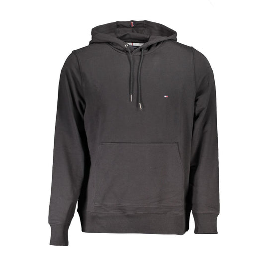 Tommy Hilfiger Black Cotton Sweater Tommy Hilfiger