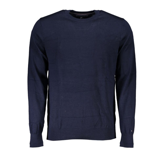 Tommy Hilfiger Blue Fabric Sweater Tommy Hilfiger