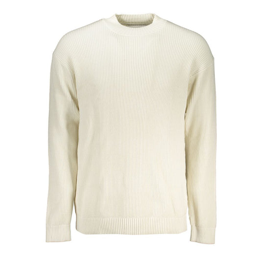 Calvin Klein White Cotton Sweater Calvin Klein