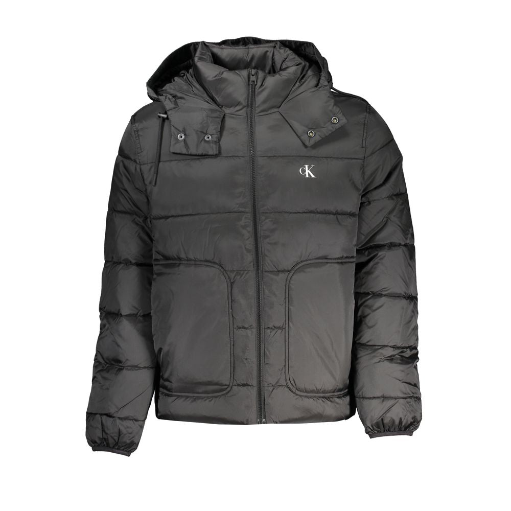 Calvin Klein Black Polyester Jacket Calvin Klein