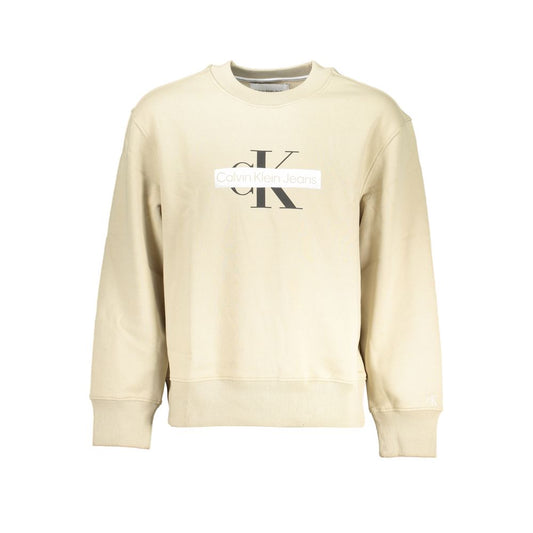 Calvin Klein Beige Cotton Sweater Calvin Klein