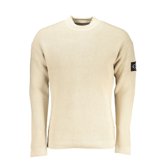 Calvin Klein Beige Cotton Sweater Calvin Klein