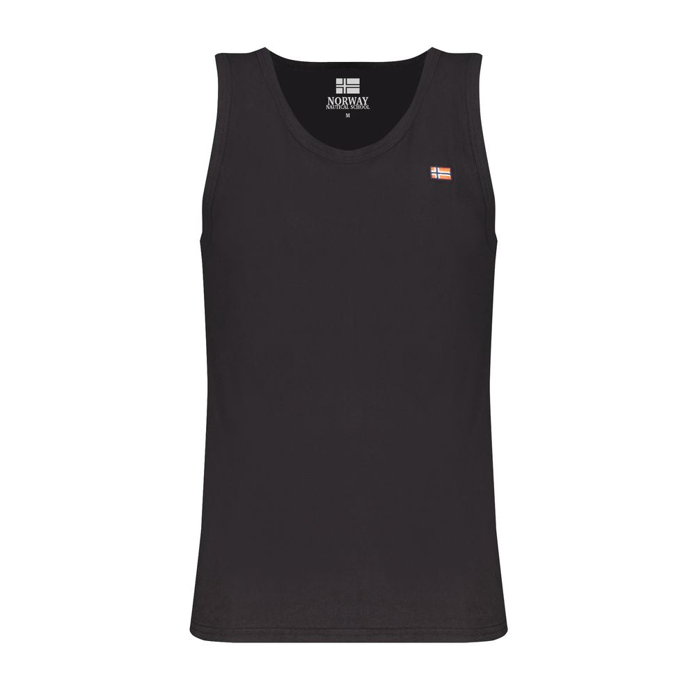 Norway 1963 Black Cotton Men Tank Top Norway 1963